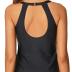 Tempt Me High Neck Tankini Top Backless Bathing Suit Tops for Women Swimsuit Top Key Hole Swim Top Only