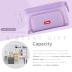 HVOMO Pencil Case Large Capacity Pencil Pouch Handheld Pen Bag Cosmetic Portable Gift for Office School Teen Girl Boy Men Women Adult (Purple)