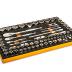 GEARWRENCH 83 Pc. 1/4, 3/8", 1/2" 90-Tooth SAE/Metric Mechanics Tool Set with EVA Foam Tray - 86529