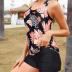 Yonique 3 Piece Womens Tankini Swimsuits with Shorts Athletic Bathing Suits Tank Tops with Bra and Boyshorts