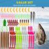 GOANDO Fishing Lures Fishing Gear Tackle Box Fishing Attractants for Bass Trout Salmon Fishing Accessories Including Spoon Lures Soft Plastic Worms Crankbait Jigs Fishing Hooks