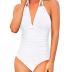 Tempt Me Women One Piece Swimsuits Tummy Control Halter Bathing Suits Sexy Ruched Slimming Swimwear