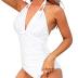 Tempt Me Women One Piece Swimsuits Tummy Control Halter Bathing Suits Sexy Ruched Slimming Swimwear