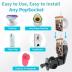 MCCHJoy Magnetic Socket Car Mount - Car Vent Phone Mount Compatible with PopSockets for Car - Mount Holder for All Socket Grips - AC Vent Clip - 360 Rotation Ultra Stability