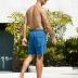 SILKWORLD Mens Swimming Trunks with Compression Liner 2 in 1 Quick-Dry Swim Shorts with Zipper Pockets
