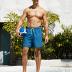 SILKWORLD Mens Swimming Trunks with Compression Liner 2 in 1 Quick-Dry Swim Shorts with Zipper Pockets