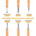 26-in-1 Wood Carving Kit with Detail Wood Carving Knife, Whittling Knife, Wood Chisel Knife, Gloves, Carving Knife Sharpener for Spoon, Bowl, Kuksa Cup (Carving Knife Kits)
