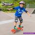 'Standard Skateboard Mini Cruiser - 6'' PP Deck Complete Double Kick Skate Board w/ 3.25'' Aluminum Alloy Truck, PU Wheels w/LED Light - for Kids, Teens, Adults'