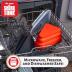 The Perfect Pizza Pack™ - Reusable Pizza Storage Container with 5 Microwavable Serving Trays - BPA-Free Adjustable Pizza Slice Container to Organize & Save Space, Red