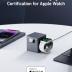 Anker MagSafe Charger Stand,Anker 3-in-1 Cube with MagSafe, 15W Max Fast Charging Stand, Foldable Wireless Charger for iPhone 15/14/13, Apple Watch S1-8/Ultra, AirPods (30W USB-C Charger Included)