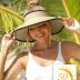 Camptrace UPF 50+ Sun Visors for Women Wide Brim Beach Hat Foldable Straw Visor Hat Ponytail Summer Packable