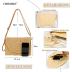 COOKOOKY Straw Clutch Handbag Summer Beach Straw Purse for Women woven Envelope Bag