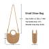 Womens Straw Beach Bag Woven Crossbody Shoulder Bags Top Handle Satchel Handbag Purse for Summer