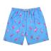 American Trends Men's Swim Trunks Board Shorts Quick Dry Mens Swimming Trunks with Compression Liner