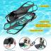 Snorkeling Gear for Adults Men Women,4 in 1 Snorkel Set with Panoramic View Diving Mask Anti-Fog Anti-Leak,Dry Top Snorkel,Fins and Travel Bag for Swimming,Snorkeling and Travel Diving