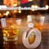 Bracelet Flask Hip, 3.5oz Stainless Steel Bracelet Shape Hollow Round Hip Flask with Crystal Lid Portable Dance Birthday Party Flask Women Girls Men(Bright rose gold)