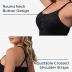 Ribbed One Piece Swimsuits for Women Button up Swimwear Tummy Control Retro Bathing Suits