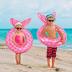 MoKo Inflatable Swimming Ring, Children Cute Pool Float Tube Decorations Swim Tubes Outdoor Pool Beach Water Floats Party Supplies Kids Floaties