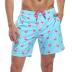 LRD Men's Swim Trunks with Compression Liner 7 Inch Inseam Quick Dry Swim Shorts