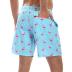 LRD Men's Swim Trunks with Compression Liner 7 Inch Inseam Quick Dry Swim Shorts