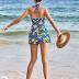 Avidlove Swimsuits for Women Two Piece Retro Tankini Set Halter Swimsuit Vintage Bathing Suits with Boyshorts