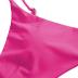 ZAFUL Women's Solid Spaghetti Strap Bralette Bikini Set Two Piece Swimsuit