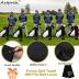 Funny Golf Towel, Swing Swear Look for Ball Repeat - Golf Gifts for Men, Golf Accessories for Men, Embroidered Golf Towels for Golf Bags with Clip, Black