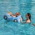 Swimbobo Toddler Pool Float Inflatable Car Baby Swim Float with Adjustable Sun Canopy and Safety Seat Pool Toys for Kids 3+ Years Old