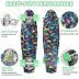 Skateboards, 22" Complete Skateboard, Mini Cruiser Skateboard for Kids Boys Girls Teens Beginners with Colorful Flashing Wheels Skate Tool, Kids Children's Day Gift