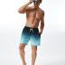 SILKWORLD Mens Swimming Trunks with Compression Liner Quick Dry 5 inch Swim Shorts with Zipper Pockets