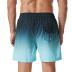SILKWORLD Mens Swimming Trunks with Compression Liner Quick Dry 5 inch Swim Shorts with Zipper Pockets