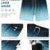 SILKWORLD Mens Swimming Trunks with Compression Liner Quick Dry 5 inch Swim Shorts with Zipper Pockets