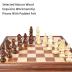 Chess and Checkers Board Game Sets for Adults Wooden Deluxe 15 inch Wood Board Box with Storage, Classic 2 in 1 Large Size with Chess Pieces - 3” King Height - 2 Extra Queens
