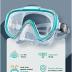 Snorkel Set Adults Snorkeling Gear Anti-Fog Panoramic View Swim Mask Dry Top Snorkel Kit with Carry Bag for Snorkeling Scuba Diving Swimming Travel