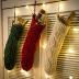 Fesciory 4 Pack Personalized Christmas Stockings 18 Inches Large Size Cable Knitted Stocking Gifts & Decorations for Family Holiday Xmas Party, Burgundy&Ivory&Green&Khaki