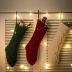 Fesciory 4 Pack Personalized Christmas Stockings 18 Inches Large Size Cable Knitted Stocking Gifts & Decorations for Family Holiday Xmas Party, Burgundy&Ivory&Green&Khaki