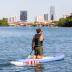 RTIC Inflatable Paddle Board 11' Stand Up Floatable Paddle Board for Adults, Men and Women, with Accessories - Air Pump, Carry Bag, Ultra-Light, 300lbs Capacity