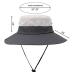 Womens Summer Sun Hat Beach Hat Wide Brim Outdoor UV Protection Hat Foldable Cool Mesh Ponytail Bucket Hat