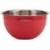 Cuisinart CTG-00-SMB Stainless Steel Mixing Bowls with Lids, Set of 3, Red