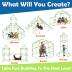 Tiny Land Kids-Fort-Building-Kit-80 Pieces-Creative Fort Toy for 5,6,7,8 Years Old Boy & Girls-STEM Building Toys DIY Castles Tunnels Play Tent Rocket Tower Indoor & Outdoor Playhouse