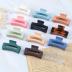 Sisiaipu 3.5 Inch Medium Hair Accessories - 12 Pcs Square Jaw Clips for Thick and Thin Hair, Rectangular Rectangle Basic Color Hair Clips for Women and Girls