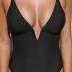 CUPSHE Women Swimsuit One Piece Bathing Suit Deep V Neck Crisscross Back Adjustable Strap