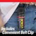 Vexor Pepper Spray w/Belt Clip for self defense - 2 Pack, Maximum Police Strength, 20-foot range, Full Axis (360°) capability, Flip Top safety for Quick and Accurate Aim, Protection for Women and Men