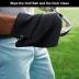 3 Pack Funny Golf Towel Embroidered Golf Towels for Golf Bags with Clip Golf Gifts for Men Women Birthday Gifts for Golf Fan, Retirement Gift (Black, Gray, Blue, Warm Style)