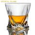 Mfacoy Old Fashioned Whiskey Glasses Set of 4 (2 Crystal Bourbon Glasses, 2 Round Big Ice Ball Molds 11 Oz Rocks Glass with Gift Box, Barware for Scotch Cocktail Rum Vodka Liquor, Gifts for Men