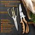 Premium Kitchen Shears Heavy Duty Kitchen Scissors Set 2-Pack,Poultry Shears Heavy Duty Professional,Meat Scissors Heavy Duty Food Scissors,Utility Scissors Bone Shears Cooking Scissors for Kitchen