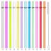 24 PCS, Reusable Straws with 4 Brushes, 10.5" Long Tritan Hard Plastic Straws, 12 Colors Translucent Replacement Drinking for 16OZ-32 OZ Tumblers, Cups, Jars, Stanley, YETI, Starbucks, BPA Free