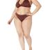 Amazon Essentials Women's Light-Support Tie Halter Bikini Swimsuit Top (Available in Plus Size)