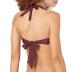 Amazon Essentials Women's Light-Support Tie Halter Bikini Swimsuit Top (Available in Plus Size)