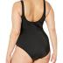 Amazon Essentials Women's One-Piece Coverage Swimsuit (Available in Plus Size)
